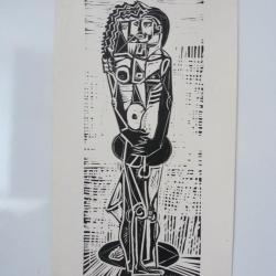 Lithographie Roger Descombes 1956