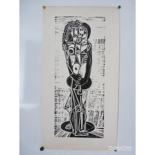 Lithographie Roger Descombes 1956