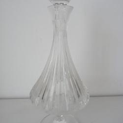 Carafe cristal ciselé vin vigne Art de la table verrerie
