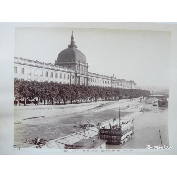 Photographie Lyon H�tel Dieu Quai du Rh�ne