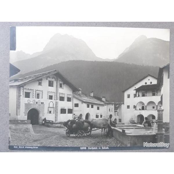 Photographie Suisse SCHULS Dorfplatz
