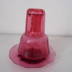 Valet de nuit Cristal rouge verrerie