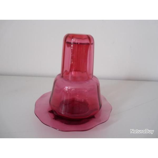 Valet de nuit Cristal rouge verrerie