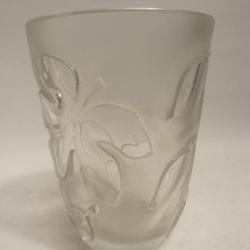 ORREFORS Vase cristal Feuilles Design Suède