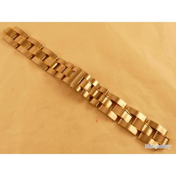 Bracelet pour montre Gu�pard acier bicolore 18 mm
