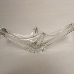 Grande coupe en cristal signée DAUM FRANCE