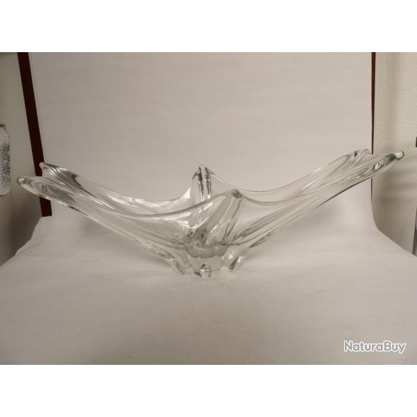 Grande coupe en cristal sign�e DAUM FRANCE