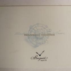 Catalogue Montres BREGUET collection 2005 horlogerie