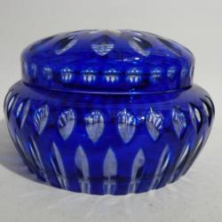 Grande boite cristal overlay bleu