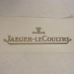 Lettres m&eacute;tal publicit&eacute; montres JAEGER LeCOULTRE  horlogerie