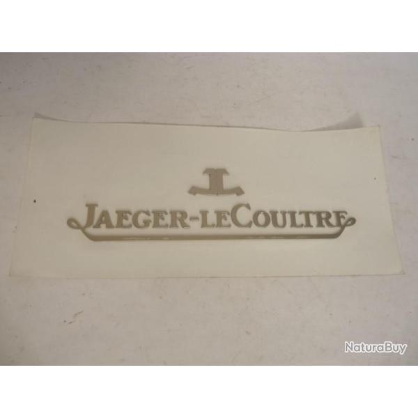 Lettres m�tal publicit� montres JAEGER LeCOULTRE  horlogerie