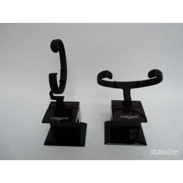 Pr�sentoirs (2) montres LONGINES horlogerie