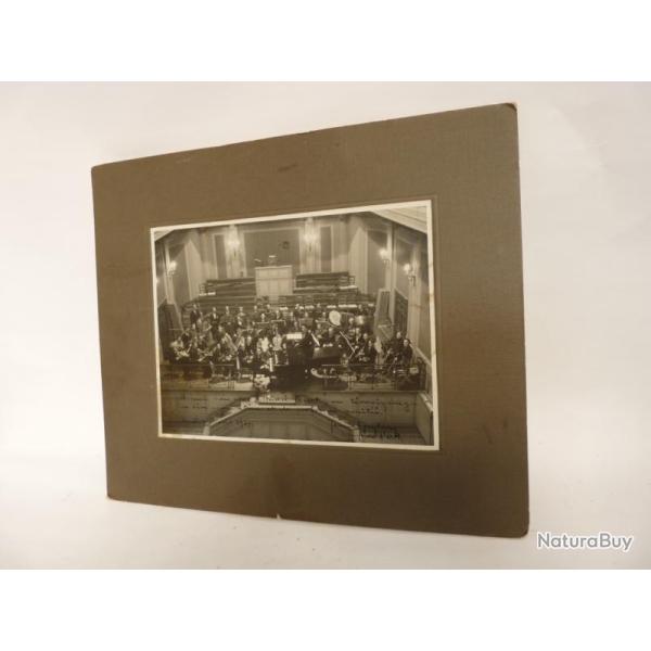 Photographie Photo Orchestre Musiciens Gen�ve 1937