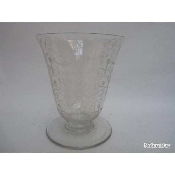 BACCARAT Vase cristal Michel Ange 17 cm
