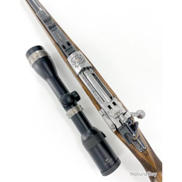 Exceptionnelle carabine artisanale 375 H&H