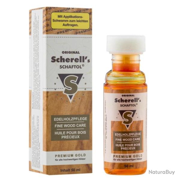Huile pour bois Schaftol teinte Premium gold 50 ml - 50 ml