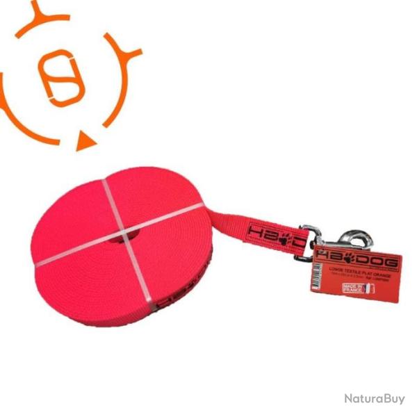 LONGE POLYPROPYLENE 10 M ORANGE HB dog