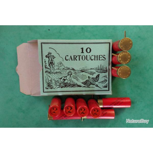 Bote de cartouches  broche calibre 16 Lon Beaux.