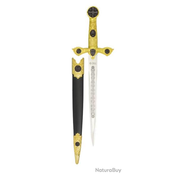 Dague M�di�vale Templi�re dor�e - Albainox