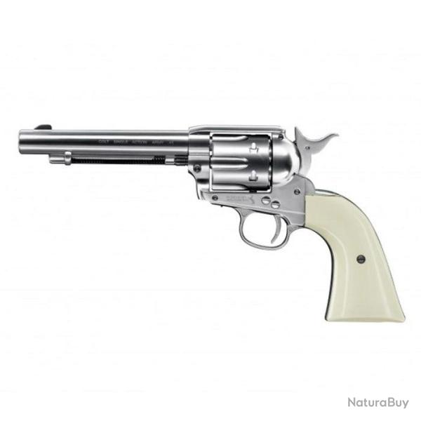 Revolver � plomb Colt Sa Army 45 Co2 - Cal. 4.5 Bb's - Nickel plated