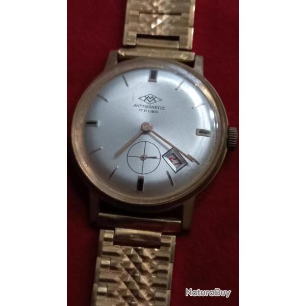 RARE Montre ancienne Publicitaire   " Mont Blanc / Vuillerme "