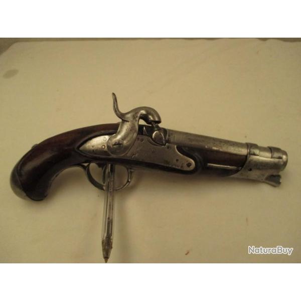 pistolet de gendarmerie  an IX T (pas courant ) manufacture imp. de Maubeuge - bon �tat g�n�rale