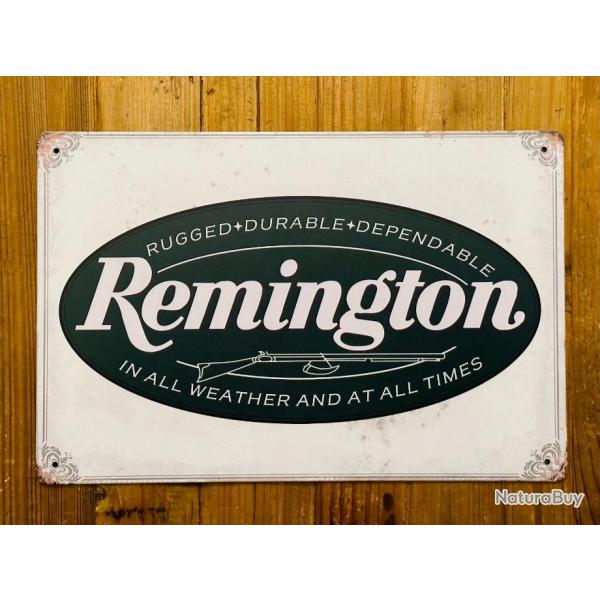 Plaque m�tal d�corative Remington