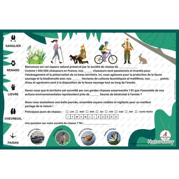 Panneau chasse - ACCA