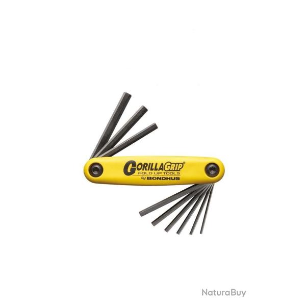 Set de cl�s Allen US Bondhus Gorilla Grip HF9