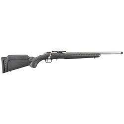 Carabine &agrave; verrou Ruger American Rimfire inox synth&eacute;tique cal.22 LR canon 46cm