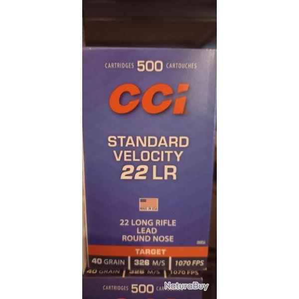 500 MUNITIONS CCI STANDARD 22LR
