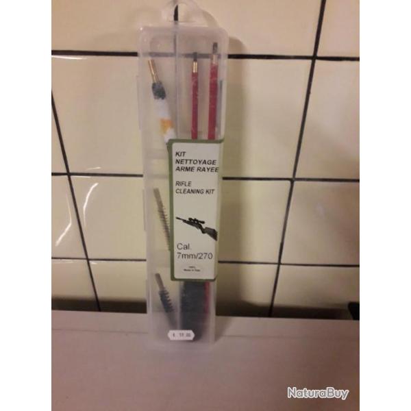 Kit de nettoyage arme ray�e - calibre 7 mm-270