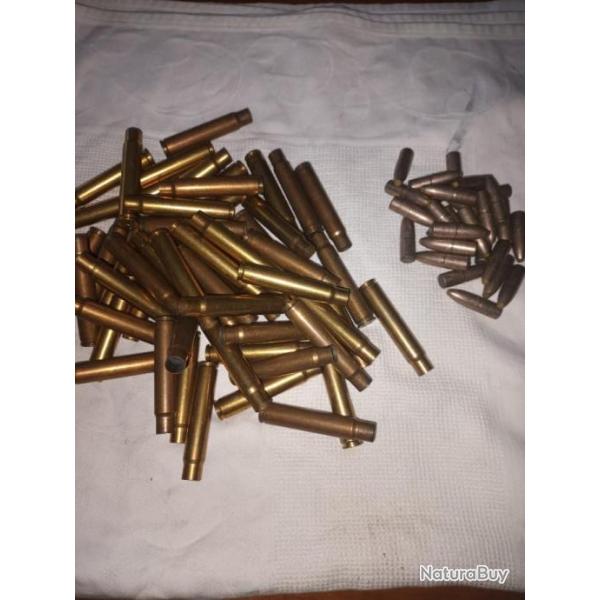 douille 9.3x62 + ogives