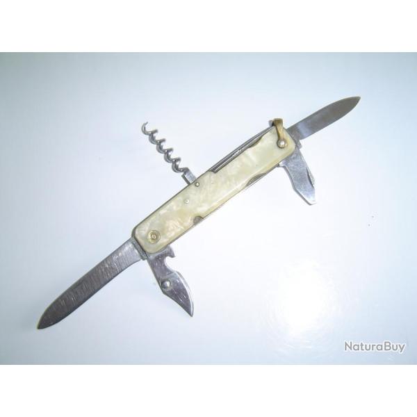 Superbe gros couteau suisse "Le pionnier" tres ancien tres rare