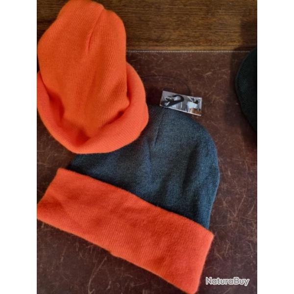 Bonnet somlys polaire fluo