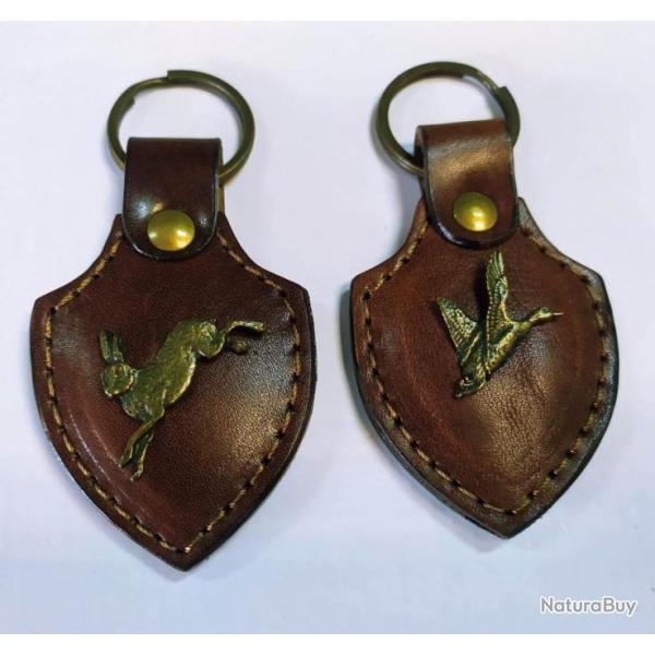 VALENTIN GANCH PAIRE DE PORTE-CL�S LAPIN ET CANARD