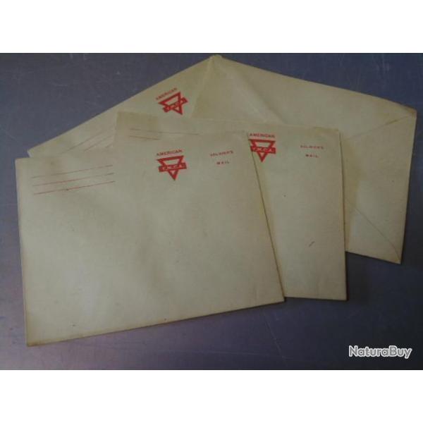 50 +1 bande enveloppes soldier mail US army WW2 Y.M.C.A  seconde guerre am�ricain YMCA courrier GI