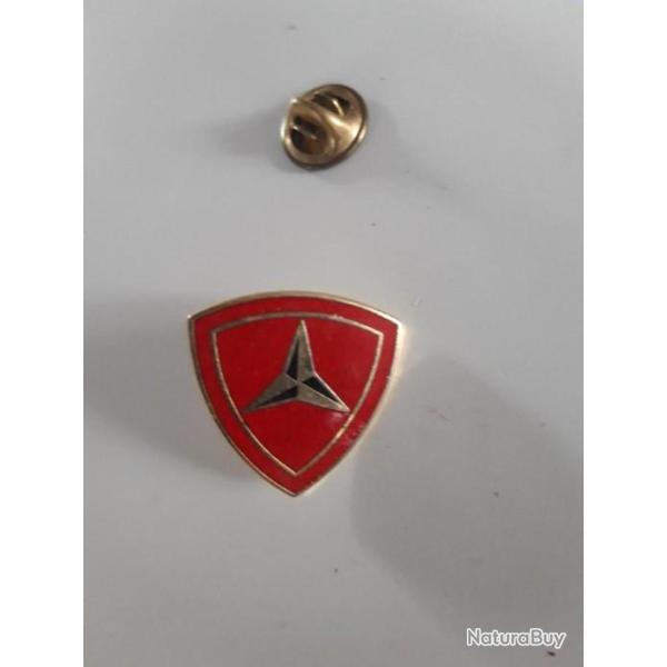 INSIGNE METAL DE LA 3 �ME  DIVISION DU CORPS DES MARINES U.S.
