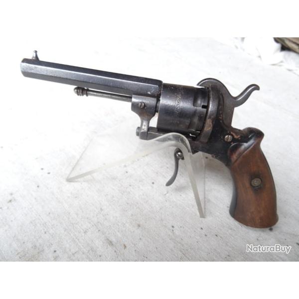 PB82) tr�s rare r�volver a broches = the guardian american model of 1878 , 6 coups  cal 7
