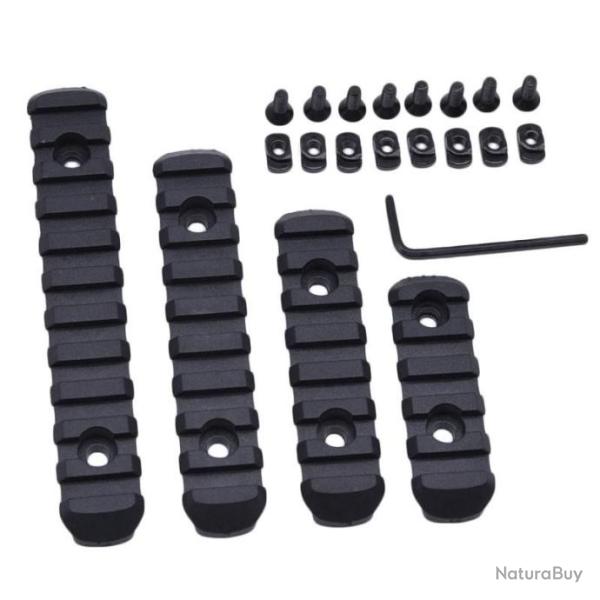 Lot rails picatinny noir