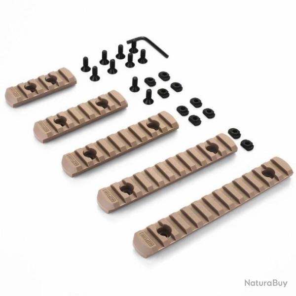 Lot rails picatinny  TAN