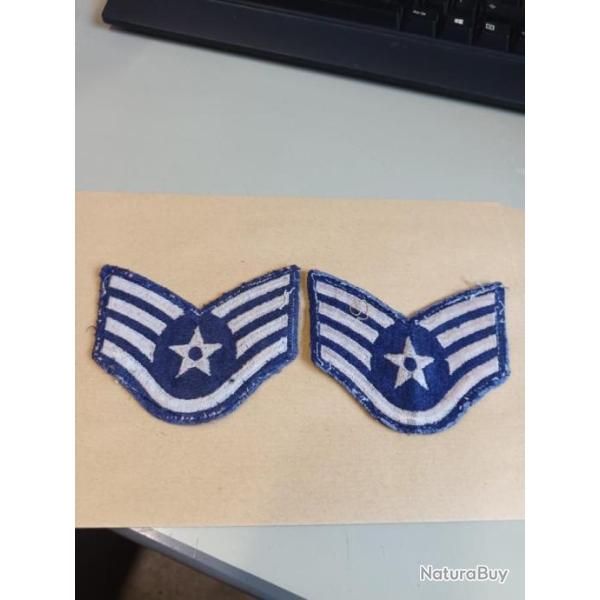 Lot de grades arm�e us USAF STAFF SERGEANT ORIGINAL