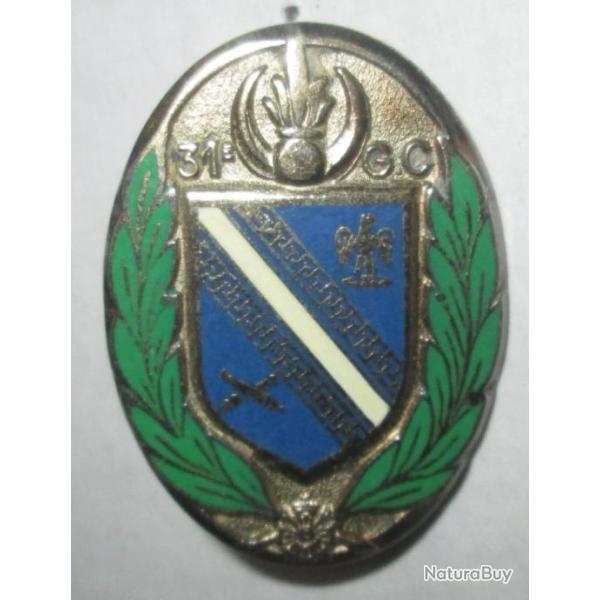 31� Groupement de Camp, ovale, dos guilloch�