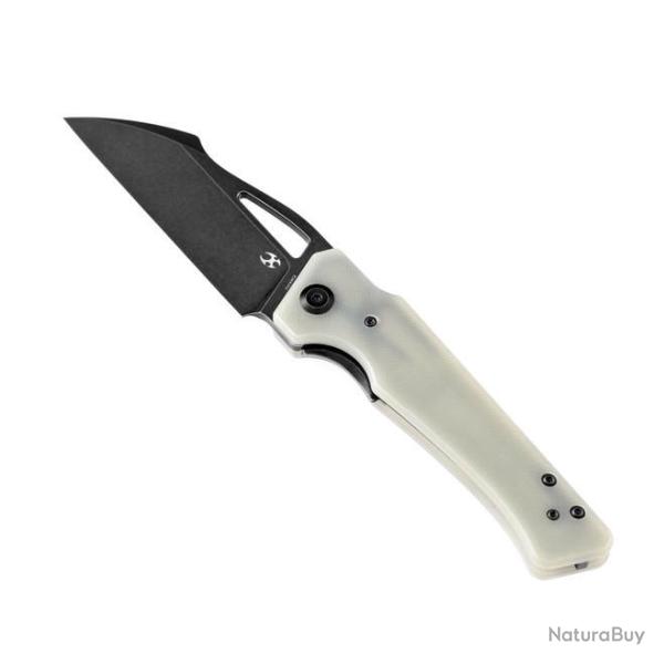 Couteau Kansept Egress Jade Manche G10 Lame Acier CPM-S35VN IKBS Linerlock Clip K1033C2 - Z