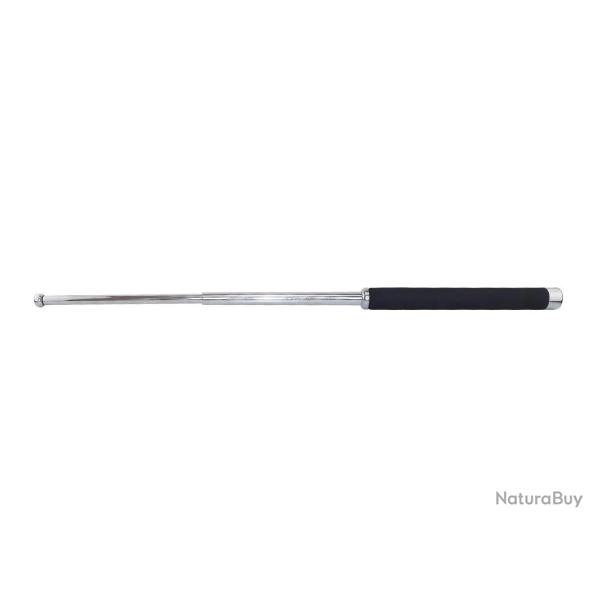 Matraque Tlscopique Acier Grip Mousse 26 pouces Chrome
