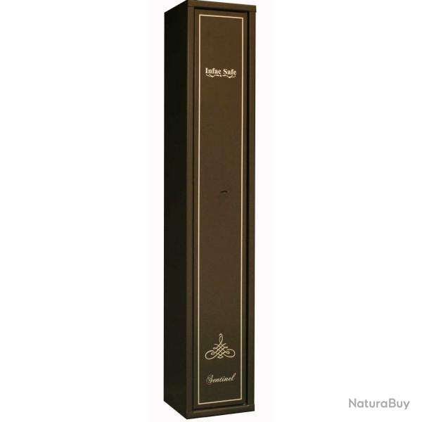 Coffre fort Sentinel 4 armes avec lunette + 1 sur la porte + coffre int&eacute;rieur