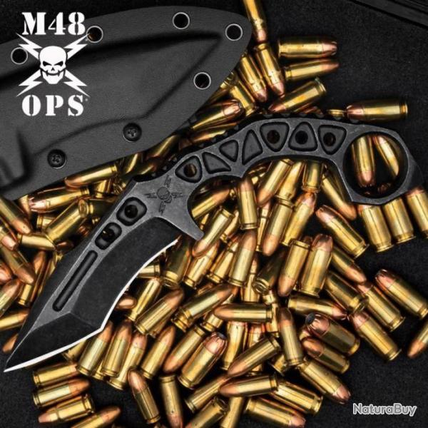 Couteau Karambit United Cutlery M48 Tanker Combat Lame Acier 3Cr13 Etui Kydex UC3443