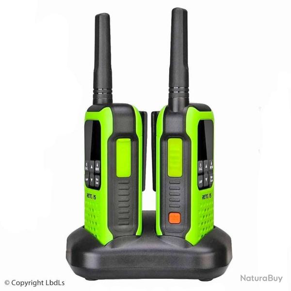 Boite de 2 RT649P Retevis IP67 PMR446