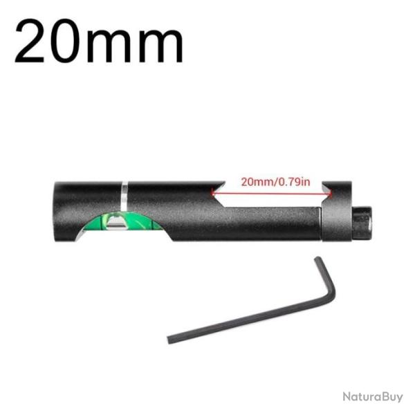 Niveau � bulle pour fusil 20 mm