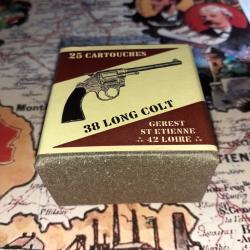 38 LC (Long Colt) (G&eacute;rest Saint Etienne): Reproduction boite munitions (vide) GU 9951389